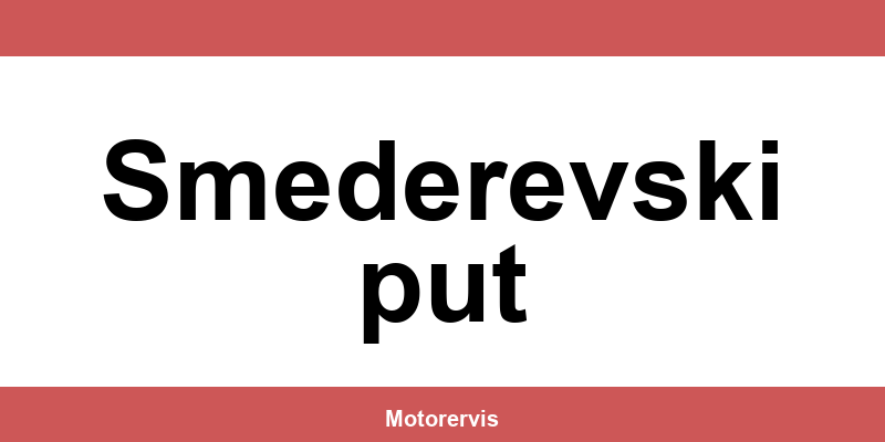 Delmax Smederevski put kontakt telefon